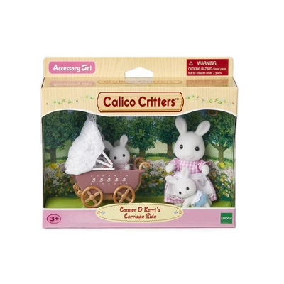 Calico Critters Connor & Kerry's Carriage Ride 1 Calico Critters Connor & Kerry's Carriage Ride