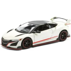 2018 Acura NSX Pearl White With Carbon Top "Exotics" 1/24 Diecast Model Car By Maisto