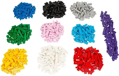 Big Bag Of Bricks Classic Building Bricks, 1000 Pieces 1 Big Bag Of Bricks Classic Building Bricks, 1000 Pieces