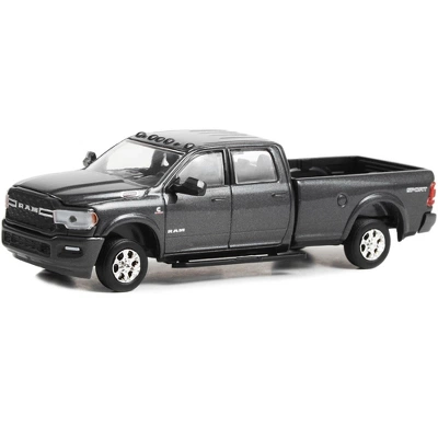 2022 RAM 2500 Big Horn Sport 4X4 Truck Granite Crystal Gray Metallic "Showroom Floor" 1/64 Diecast Model Car By Greenlight 1 2022 RAM 2500 Big Horn Sport 4X4 Truck Granite Crystal Gray Metallic "Showroom Floor" 1/64 Diecast Model Car By Greenlight