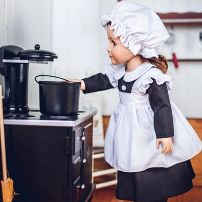 The Queen's Treasures 18 Inch Doll 4 Piece Kitchen Maid Clothes Outfit 4 The Queen's Treasures 18 Inch Doll 4 Piece Kitchen Maid Clothes Outfit - Image 4