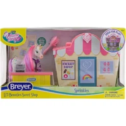 Breyer Animal Creations Breyer Li'l Beauties Fashion Horse Playset | Sprinkles' Sweet Shop