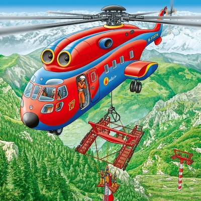 Ravensburger Above The Clouds Jigsaw Puzzle Set - 3 X 49pcs 4 Ravensburger Above The Clouds Jigsaw Puzzle Set - 3 X 49pcs - Image 4