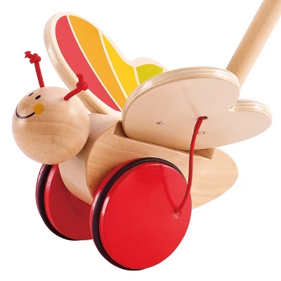HAPE Butterfly Pal Push And Pull Toy 2 HAPE Butterfly Pal Push And Pull Toy - Image 2