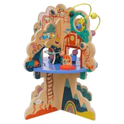 Manhattan Toy Playground Adventure Wooden Toddler Activity Center With Gliders, Abacus Track, Spinners, Spring Toys And Bead Runs -FUNKO Shop GUEST d2467143 b727 4394 8510 ccae0b6ce030