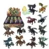 Insten 12 Pack Dragon Figurine Puzzles In Hatching Jurassic Eggs, Party Favors