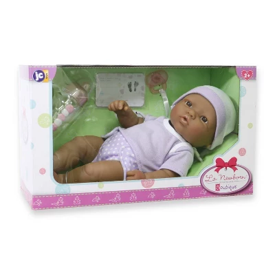 JC Toys La Newborn 12" Hispanic All Vinyl Nursery Gift Set Doll 2 JC Toys La Newborn 12" Hispanic All Vinyl Nursery Gift Set Doll - Image 2
