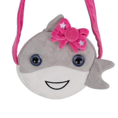 Adora Be Bright Purse For Little Girls - Stuffed Animal Shark Design - Eyes Light Up 1 Adora Be Bright Purse For Little Girls - Stuffed Animal Shark Design - Eyes Light Up
