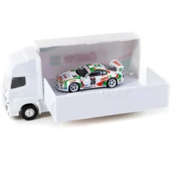 Toyota Supra GT RHD #36 "JGTC" With Plastic Transporter Packaging "Castrol" 1/64 Diecast Model Car By Tarmac Works