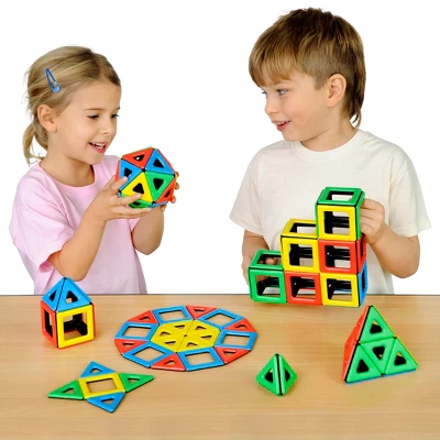 Polydron Magnetic Polydron Class Set, 96 Pieces 3 Polydron Magnetic Polydron Class Set, 96 Pieces - Image 3