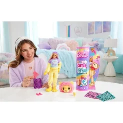 Barbie Cutie Reveal Cozy Cute Tees Series Lion Doll