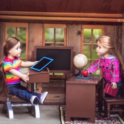 The Queen's Treasures 18 In Doll 1930's Classroom Furniture & Accessories