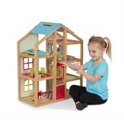 Melissa & Doug Hi-Rise Wooden Dollhouse With Furniture, Garage And Working Elevator 13 Melissa & Doug Hi-Rise Wooden Dollhouse With Furniture, Garage And Working Elevator -FUNKO Shop GUEST d8dcc1a6 3173 4040 a1e2 ec7b93e69389