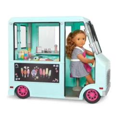 Our Generation Sweet Stop Ice Cream Truck With Electronics For 18" Dolls - Light Blue -FUNKO Shop GUEST d9aab0f0 633a 4daf 83e4 ba3e97d26dd8
