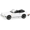 Porsche 911 Carrera 3.2 Cabriolet White 1/87 (HO) Diecast Model Car By Schuco