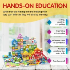 Leo & Friends Wooden City Building Block Toy 100-Piece Set -FUNKO Shop GUEST da00a6af 4bc6 4a3e a454 17c743159790