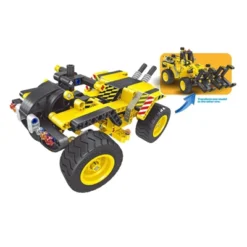 Insten Bulldozer Building Blocks Bricks Construction Kit STEM Toy, 301pcs