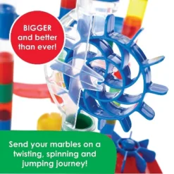 MindWare Mega Marble Run: 215-Piece Set - Building Toys 5 MindWare Mega Marble Run: 215-Piece Set - Building Toys -FUNKO Shop GUEST dc68d961 3797 4e6f 9a0a 8831cbbf022a