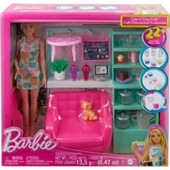 Barbie Cute ‘n’ Cozy Café Doll And Playset, 21 Accessories With Color Change Teapot (Target Exclusive) -FUNKO Shop GUEST ddfa72c9 adb0 4a2c 8085 7f7f847ece02