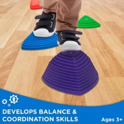 Sunny & Fun Balance Stepping Stones Obstacle Course For Kids - 11 Pcs. -FUNKO Shop GUEST de7ba810 46fc 4199 8a2e a02d32218e83