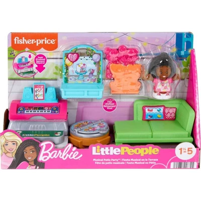 Fisher-Price Little People Barbie Musical Patio Party Playset 5 Fisher-Price Little People Barbie Musical Patio Party Playset - Image 5