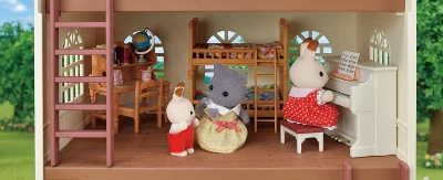 Calico Critters Sky Blue Terrace Gift Set, Dollhouse Playset With Figures, Furniture And Accessories 4 Calico Critters Sky Blue Terrace Gift Set, Dollhouse Playset With Figures, Furniture And Accessories - Image 4