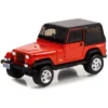 1994 Jeep Wrangler Red With Black Top "Beverly Hills, 90210" (1990-2000) TV Series 1/64 Diecast Model Car By Greenlight