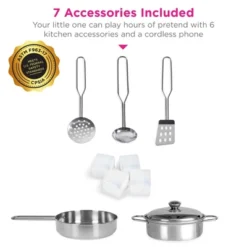 Best Choice Products Pretend Play Kitchen Wooden Toy Set For Kids W/ Telephone, Utensils, Oven, Microwave 15 Best Choice Products Pretend Play Kitchen Wooden Toy Set For Kids W/ Telephone, Utensils, Oven, Microwave -FUNKO Shop GUEST e1c63253 2d4a 495a a3c3 906940d4afeb