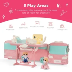 Best Choice Products Camper Van Playset Pretend Play Dollhouse Toy With 54 Accessories And Tiny Critters For Kids -FUNKO Shop GUEST e28539f6 704c 4c3a 9fde ed54dc58ddb1