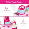 Best Choice Products Pretend Play Kitchen Toy Set For Kids With Water Vapor Teapot, 34 Accessories, Sounds