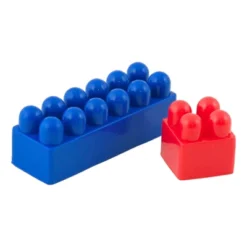 Miniland Educational Plastic Interlocking Blocks, 120 Pieces