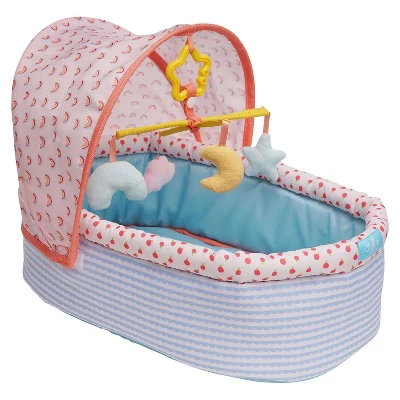 Manhattan Toy Stella Collection Soft Baby Doll Crib With Removable Canopy And Mobile For 12" To 15" Baby Dolls 1 Manhattan Toy Stella Collection Soft Baby Doll Crib With Removable Canopy And Mobile For 12" To 15" Baby Dolls