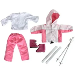 Dress Along Dolly Winter Skiing Outfit For American Girl Doll