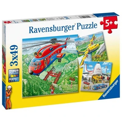 Ravensburger Above The Clouds Jigsaw Puzzle Set - 3 X 49pcs 1 Ravensburger Above The Clouds Jigsaw Puzzle Set - 3 X 49pcs