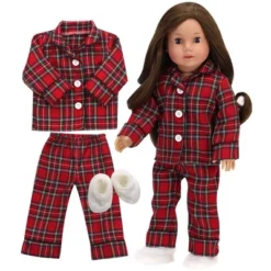 Sophia’s Red Flannel Pajamas And Slippers Set For 18" Dolls 7 Sophia’s Red Flannel Pajamas And Slippers Set For 18" Dolls -FUNKO Shop GUEST e809e6f2 c115 474a a055 75e644dfb7c4