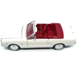1964 1/2 Ford Mustang Convertible White W/Red Interior James Bond 007 "Goldfinger" 1964 Movie 1/24 Diecast Model Car By Motormax -FUNKO Shop GUEST e8fcebdd ffd5 41ec 9786 e8ff04f7a10e