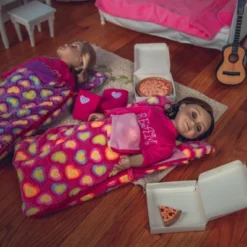 The Queen's Treasures Set Of Two Pink & Purple 18 Inch Doll Sleeping Bags -FUNKO Shop GUEST eb3d4cbc 5cdd 4fc4 9184 95e045a3d833