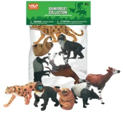 Wild Republic Polybag Rainforest Animal Figure, 12 Inches