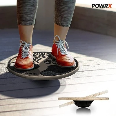 POWRX Balance Board With Handles For Proprioceptive And Physiotherapy Training 2 POWRX Balance Board With Handles For Proprioceptive And Physiotherapy Training - Image 2
