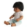 Miniland 15" Boy Doll With Cochlear Implant With Outfit