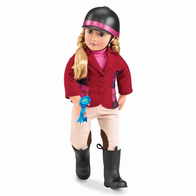 Our Generation Lily Anna With Horseback Riding Outfit & Book 18" Posable Doll 2 Our Generation Lily Anna With Horseback Riding Outfit & Book 18" Posable Doll - Image 2