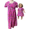 Doll Clothes Superstore Size 6 Matching Girl And Doll Frog Nightgowns