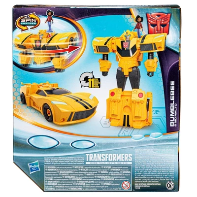 Transformers EarthSpark Spin Changer Bumblebee And Mo Malto 4 Transformers EarthSpark Spin Changer Bumblebee And Mo Malto - Image 4