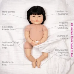 Paradise Galleries Reborn Baby Doll Kayo Hana 20 Inch Toddler - Black Hair/Brown Eyes -FUNKO Shop GUEST ef7cec62 31f6 4c0b 81a1 544331c0e23d