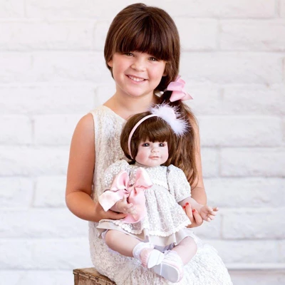 Adora Realistic Baby Doll Enchanted Toddler Doll - 20 Inch, Soft CuddleMe Vinyl, Brown Hair, Brown Eyes 5 Adora Realistic Baby Doll Enchanted Toddler Doll - 20 Inch, Soft CuddleMe Vinyl, Brown Hair, Brown Eyes - Image 5