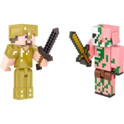 Minecraft Nether Portal Showdown Action Figures