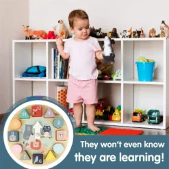 Leo & Friends Shape Sorting Clock With Removable Number Blocks 1-12 Included -FUNKO Shop GUEST f0d632b7 dfab 4c5f bb8b 6144dd138aa5