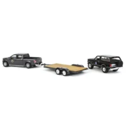 Greenlight Collectibles 1/64 2018 Ford F-150 Truck & 1992 Ford Bronco On Flatbed Trailer Montana Livestock Association Hitch & Tow 11 31150-C -FUNKO Shop GUEST f12f773f c11a 4c04 8b4a fc34e428ec56