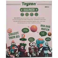 Xtreme Time Toyzon MagBot 7 Piece Magnetic Robot Building Set | Gizmo