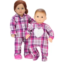 Sophia’s Flannel Pajama & Slippers Set For 18'' Dolls, Pink -FUNKO Shop GUEST f2e0a2ed 65d3 4697 854b f8cb19974542